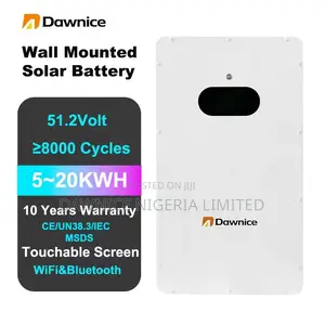 10kwh 51.2v 205ah Wall-Mounted Solar Battery for Home