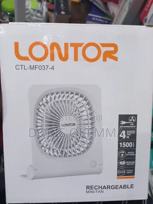 Lontor CTL-Cf087-4 Handheld Rechargeable Fan – 1500mah Lithium