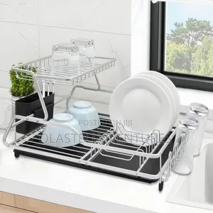 Quality Silver Dish Rack. H