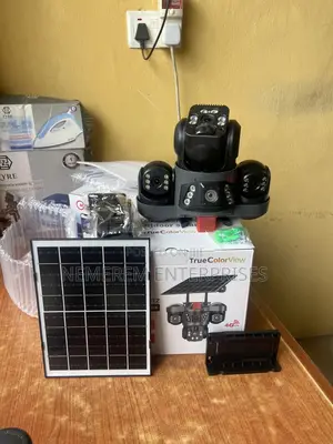 4g Triple Lens Solar PTZ Security Camera - Uhd, No Wifi Neede