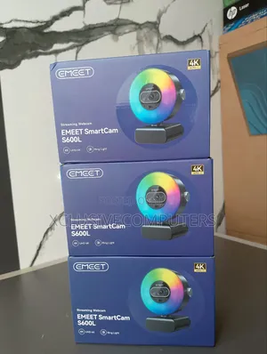 Emeet Smartcam S600l Uhd With Built-in Ring Light