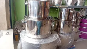 6 Set Industrial Stock Pot