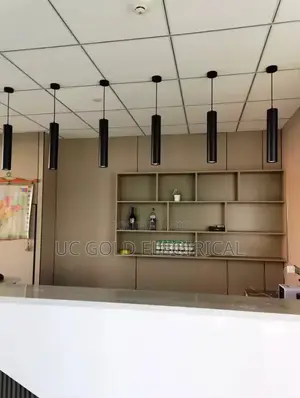 Modern Led Pendant Lamp Long Tube Lamp Kitchen Island Dining Room Shop