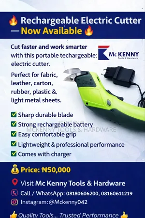 Rechargeable Electric Cutter – Now Available 🔥