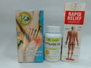 Anti Rheumatism Arthritis Tea+ Vitamin D3+ Rapid Relief Ointment