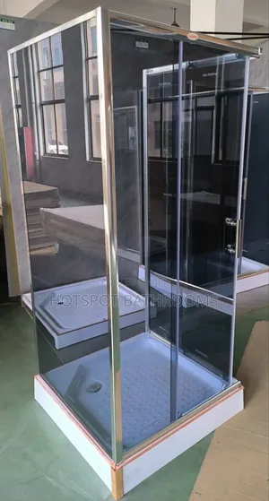 Premium 90*90 Centre Shower Cubicle Complete 6mm Glass Thickness
