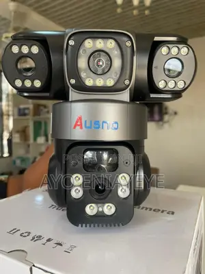 Solar Security Camera With 3 Lens Abuja