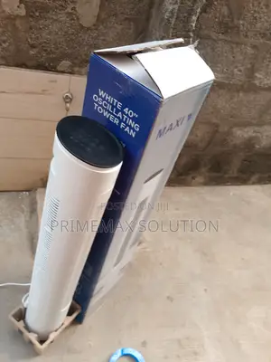Maxi 40" Oscillating Tower Fan – Rainy Season Hero With Sleep Mode