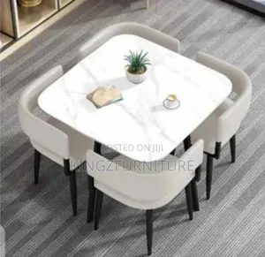 Modern Luxury Marble Top Dining Set