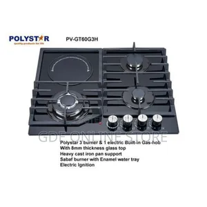 Polystar 3+1 In Built Gas Cooker