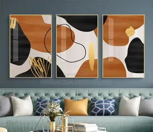 Acrylic Abstract Geometric Canvas Artwork