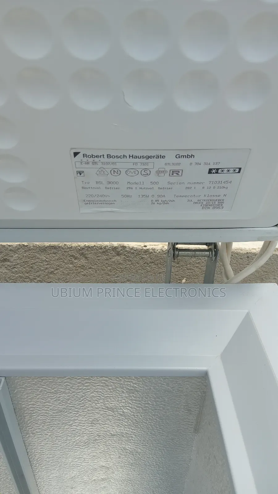 Bosch Deep Freezer 296l
