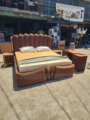 Standard 6by6 Bed Frame With Its Accessories.