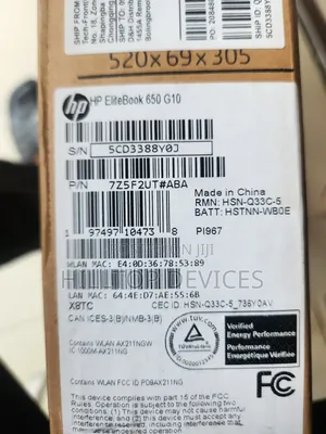 New Laptop HP EliteBook 655 G9 16GB Intel Core i7 SSD 512GB