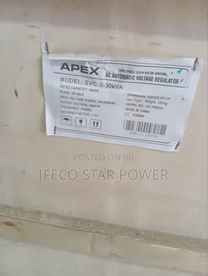 Automatic Voltage Regulator 30kva Apex