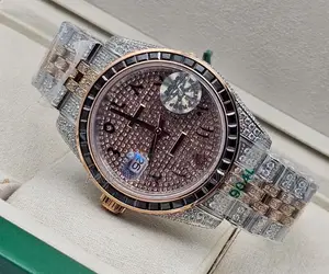 Rolex Luxury Full Stone Designer Men's Wristwatches