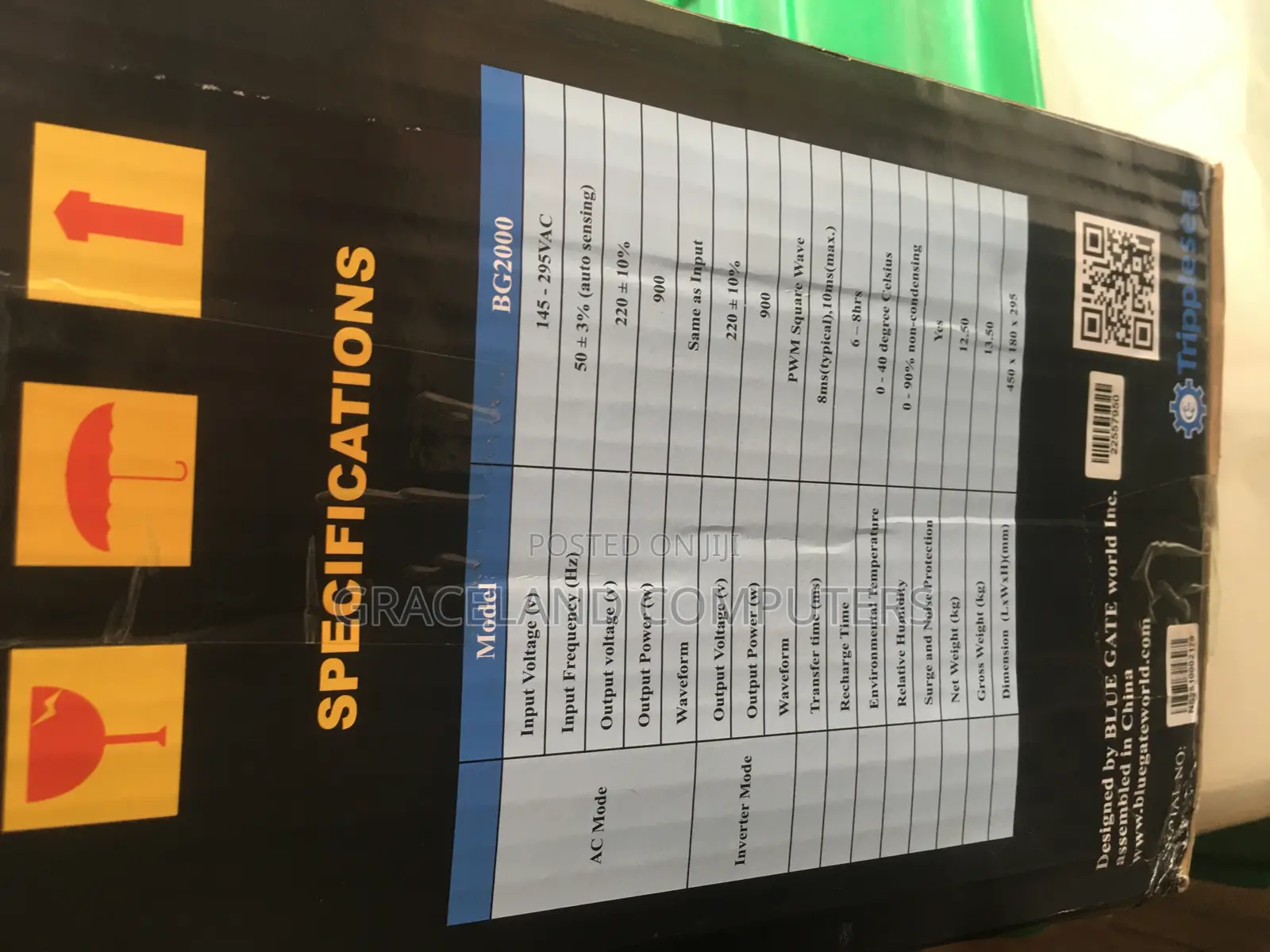 Bluegate 2000va Line Interactive Metal Ups