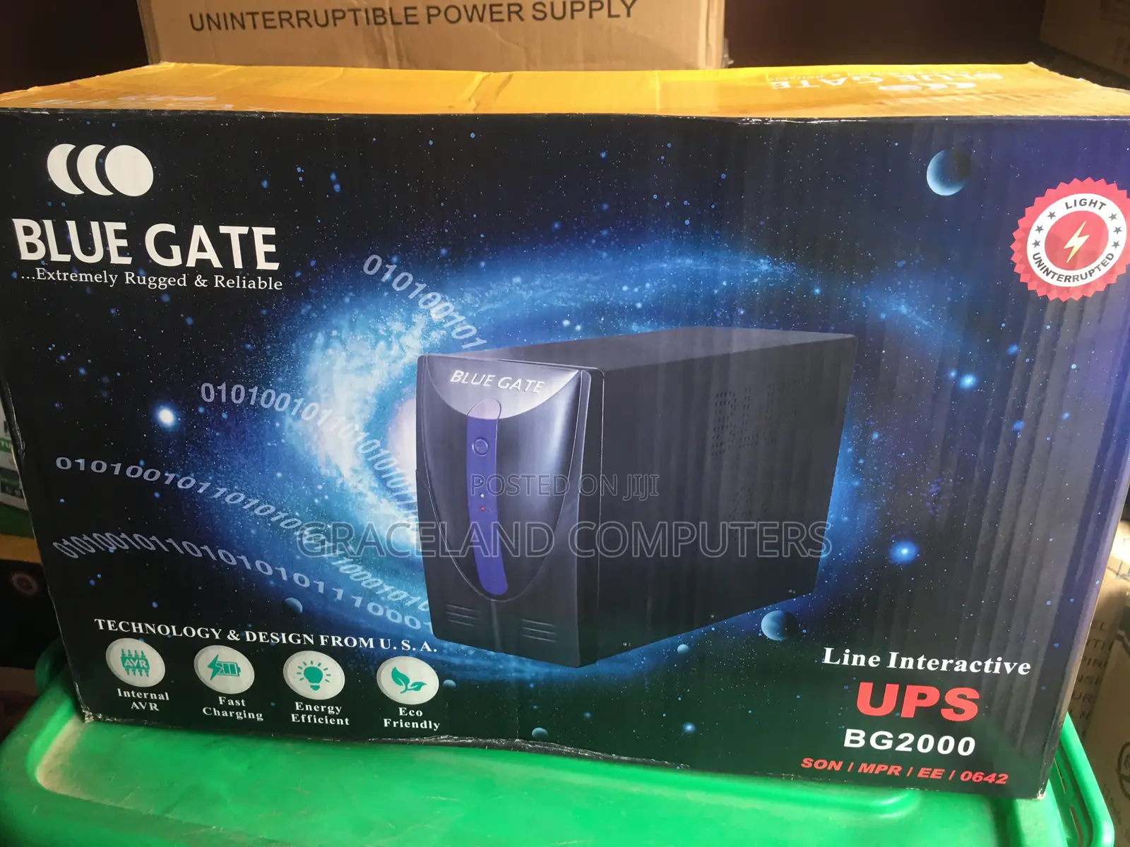Bluegate 2000va Line Interactive Metal Ups