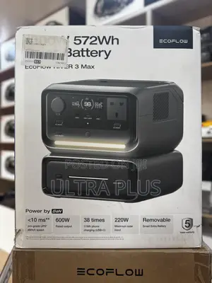 Ecoflow River 3 Max 1200w Portable Power Station With Extra Battery