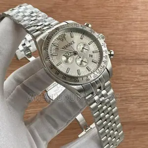 Versace Luxury Designer Stainless Steel Men's Wristwatches