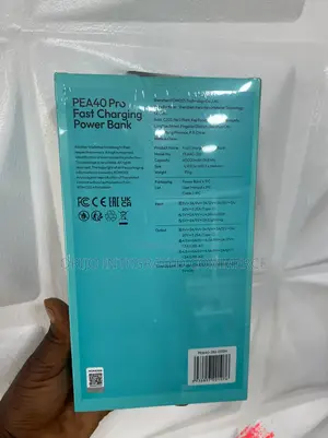 Pea40 Pro 40000mah 65w Fast Charging Power Bank for Laptop and Others