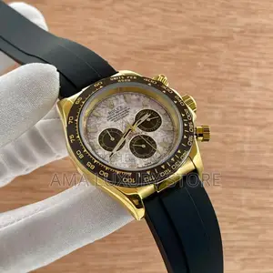 Rolex Luxury Designer Men's Rubber Strap Wristwatches