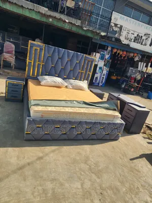 High Standard 6by6 Bed Frame With Its Accessories