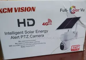 KCM Vision Intelligent Solar Energy Alert PTZ Camera.