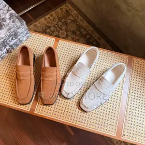 Original Japanese Embroidery Logo Plaque Suede Vintage Loafers Shoes