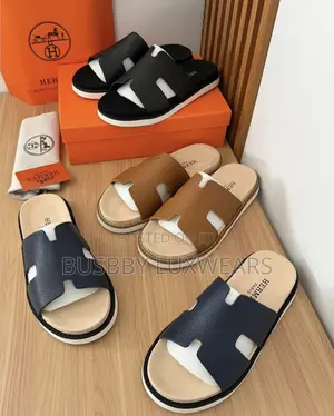 Hermès Double Sole Slippers for Men