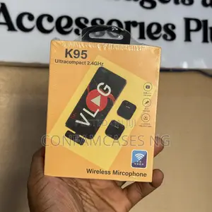 K 95 Vlog Wireless Noise Cancellation Dual Microphone Mic