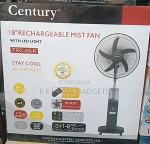 Century 18'' Rechargeable Mist Fan - 18 Inches
