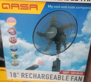 Qasa 18 Inches Rechargeable Fan + Remote Control QRF-5918hr