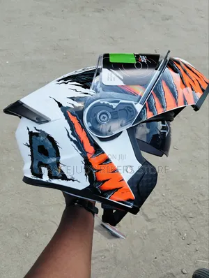 Bikers Open Jaw Helmet Dot Certified