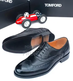 Bronze Tom Ford Leather Shoes