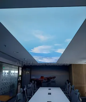 Light Blue Stretch Ceiling