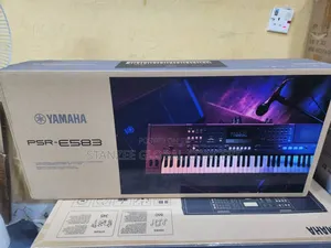 Yamaha PSR-E583 61-Key Portable Keyboard With Adapter
