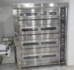 4-Deck, 16-Tray Commercial Gas Baking Oven