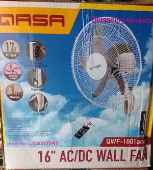 Gasa 16 Inches Ac and Dc Wall Fan Is Available