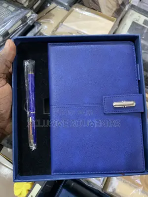 Customizable A5 Pu Leather Note Book Corporate Gift Set