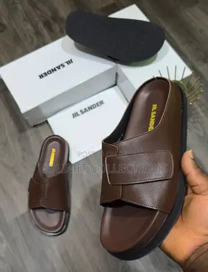 Jil Sander Leather Slippers