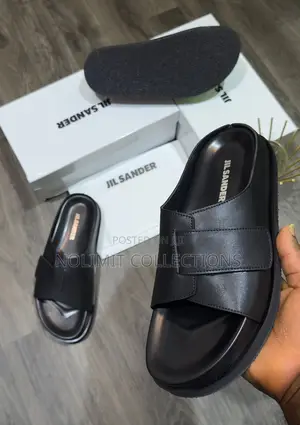 Jil Sander Leather Slippers