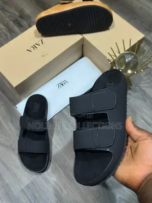 Zara Men's Double Strap Slippers