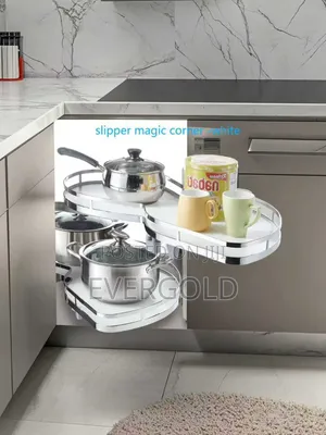 Cabinet Pull Out Magic Corner With Complete Accessories