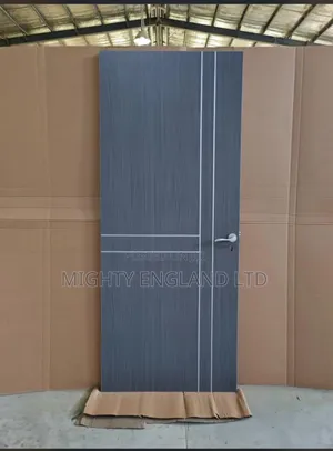 4ft Turkish Interior Door With Modern Grey Woodgrain Finish