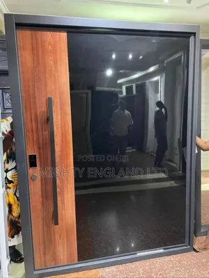 4ft Modern Luxury Pivot Entry Security Steel Door