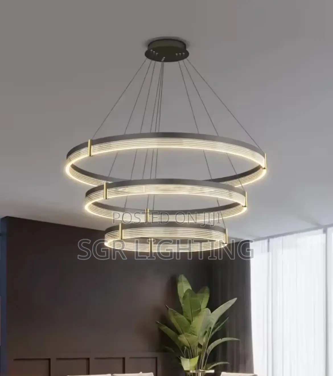 Modern Ring Acrylic Chandelier