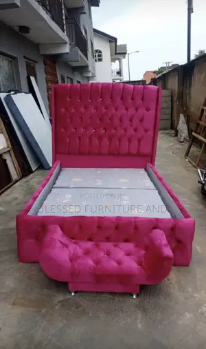 Full Upholstery Bedframe 4x6 .