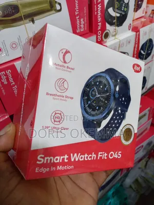 Itel Smart Watch Fit O45 – 1.39" Hd Display, Bluetooth Ip68 Waterproof