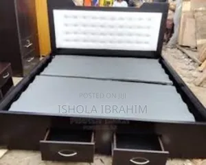 6 by 6 Bed Frame With 2 Drawer Phone
